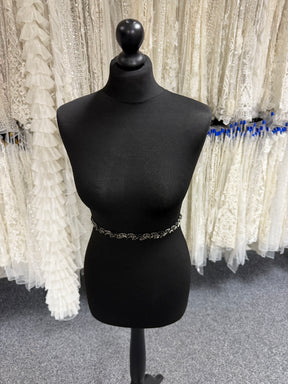 Motif cristal noir/argenté – MH1004