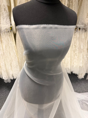 Organza poly ivoire pâle - P150