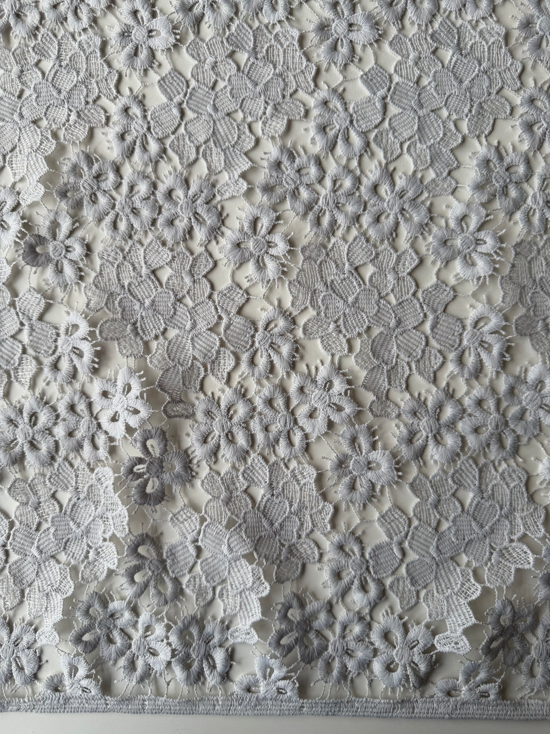 Dentelle Guipure Argent - P801