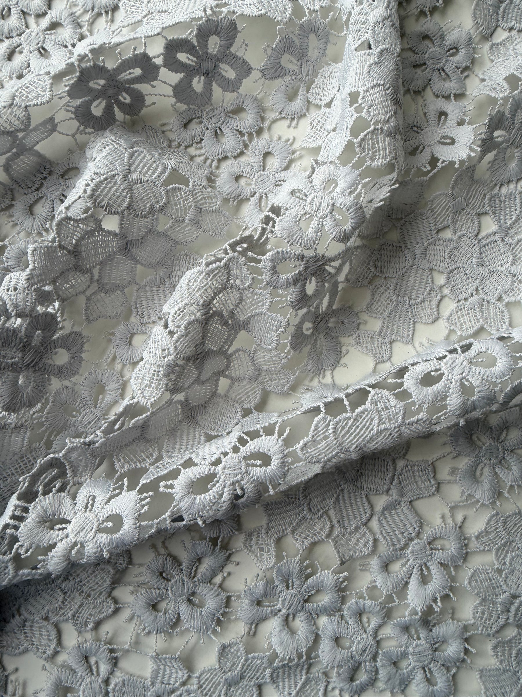 Dentelle Guipure Argent - P801