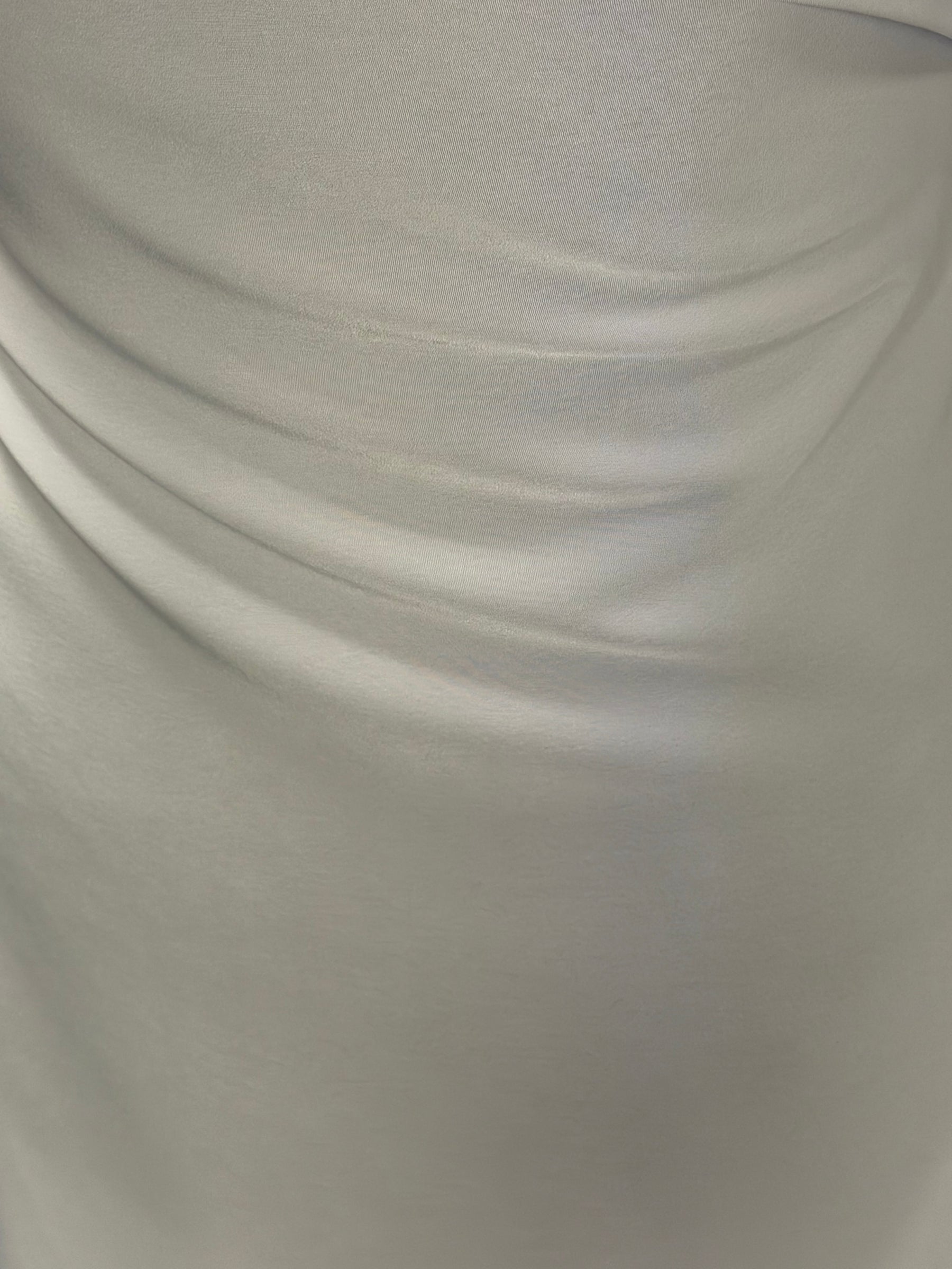 Satin de polyester blanc léger - Juxtaposition