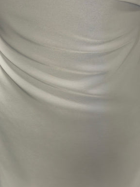 Satin de polyester blanc léger - Juxtaposition