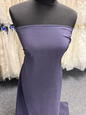 Satin de polyester gris léger - Juxtaposition