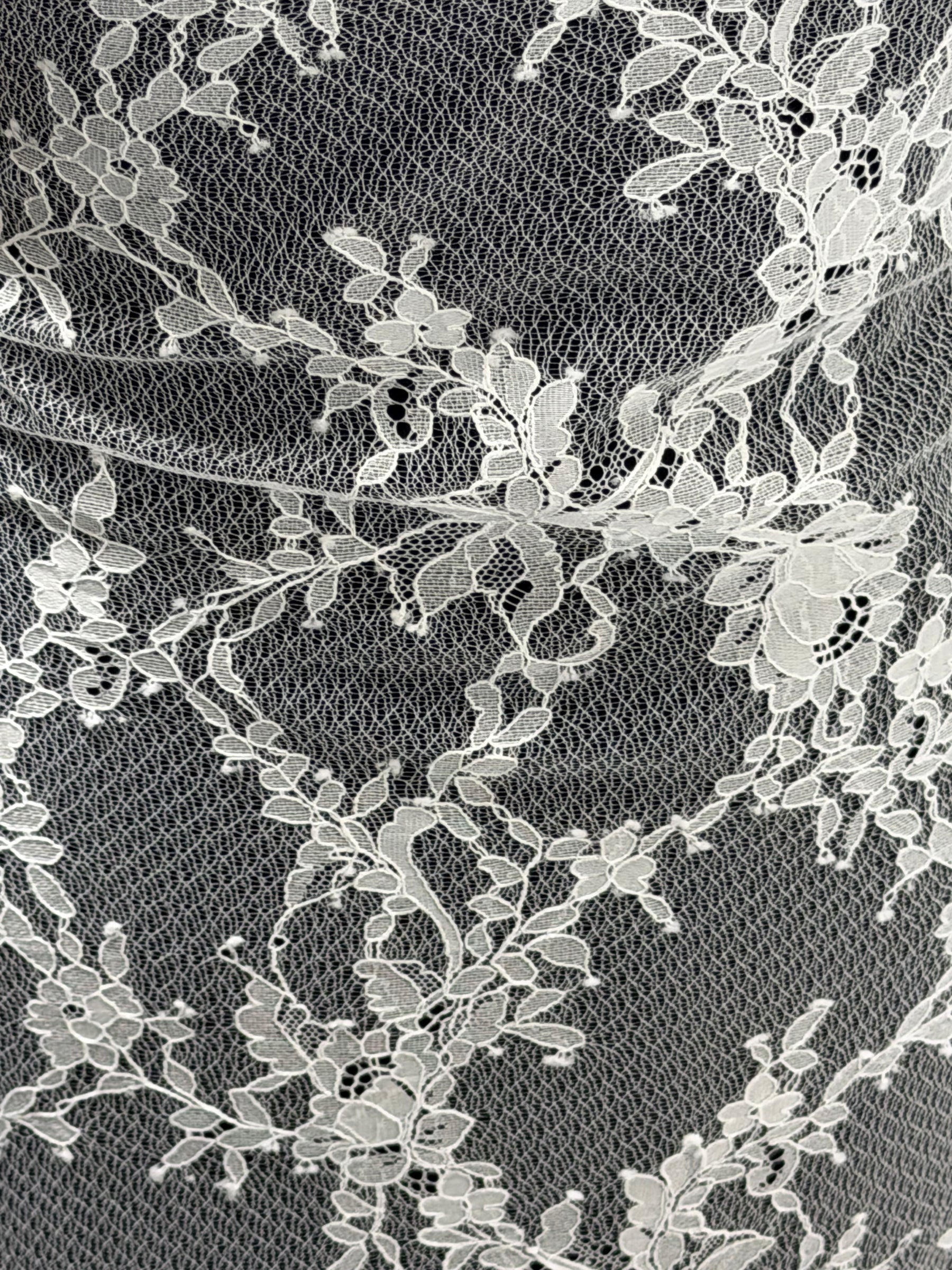 Ivory Wide Width Lace - Lita