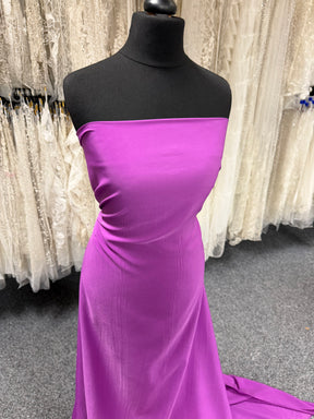 Satin de polyester léger violet cardinal - Juxtaposition