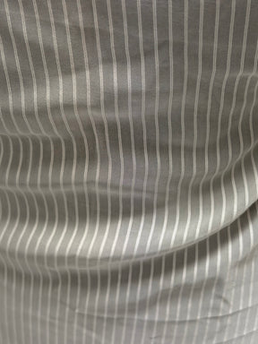 Voile rayé uni ivoire - PH5002