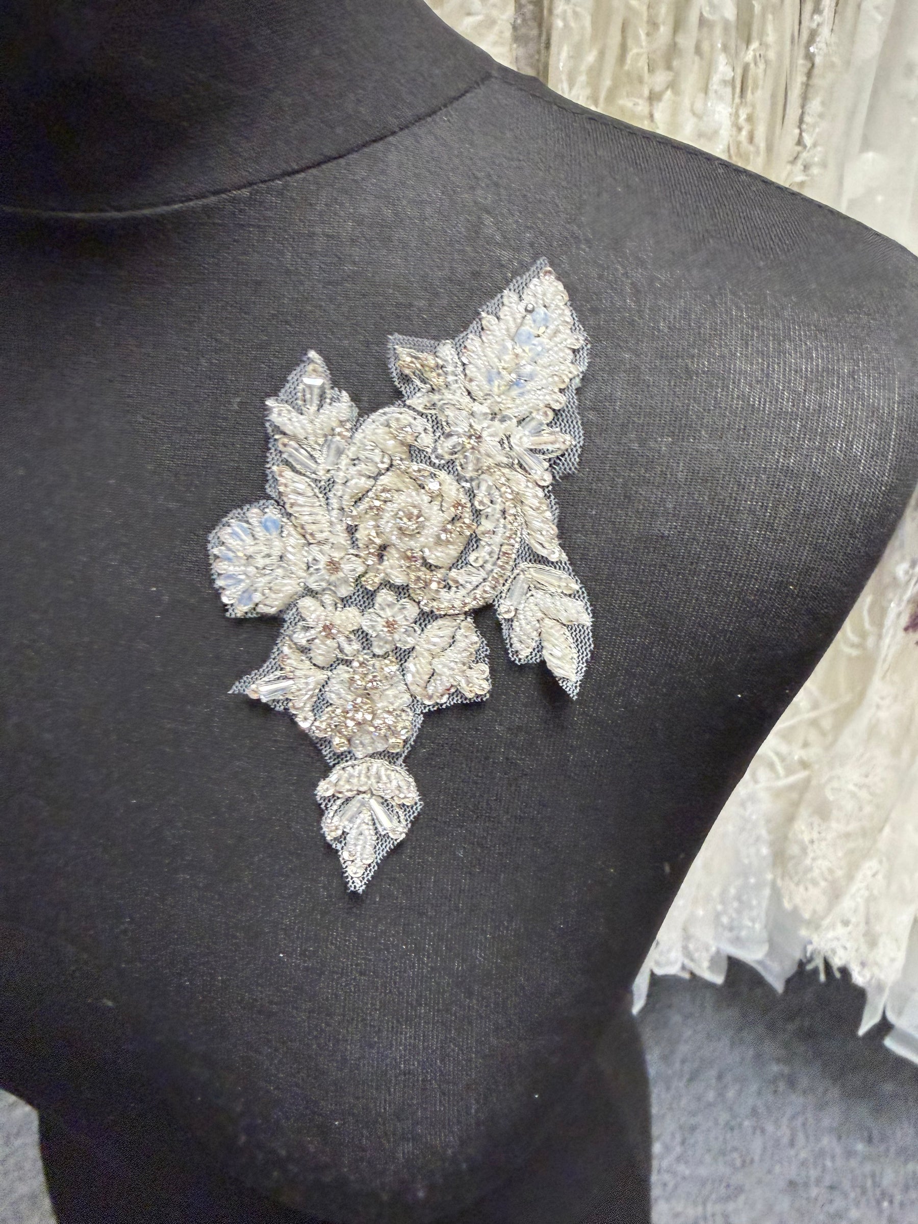 Motif cristal argenté - MH1013