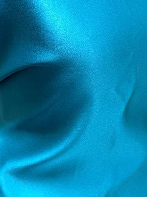 Satin Polyester Vert Sarcelle - Classique (CF)