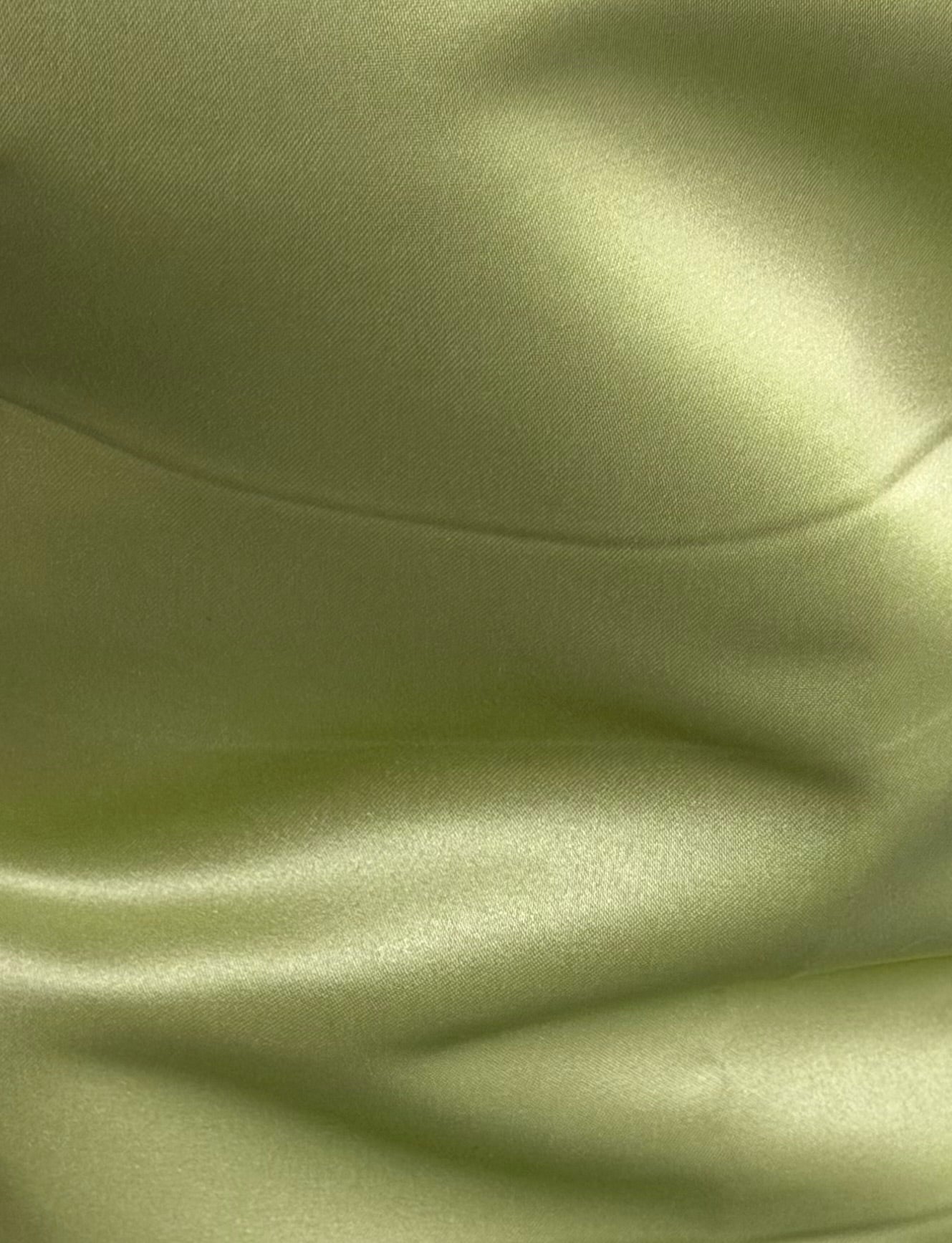 Satin Polyester Vert Saule - Classique (CF)