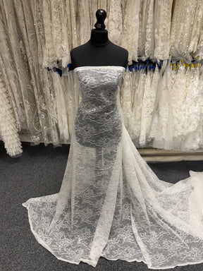 Dentelle à sequins ivoire - LB6003