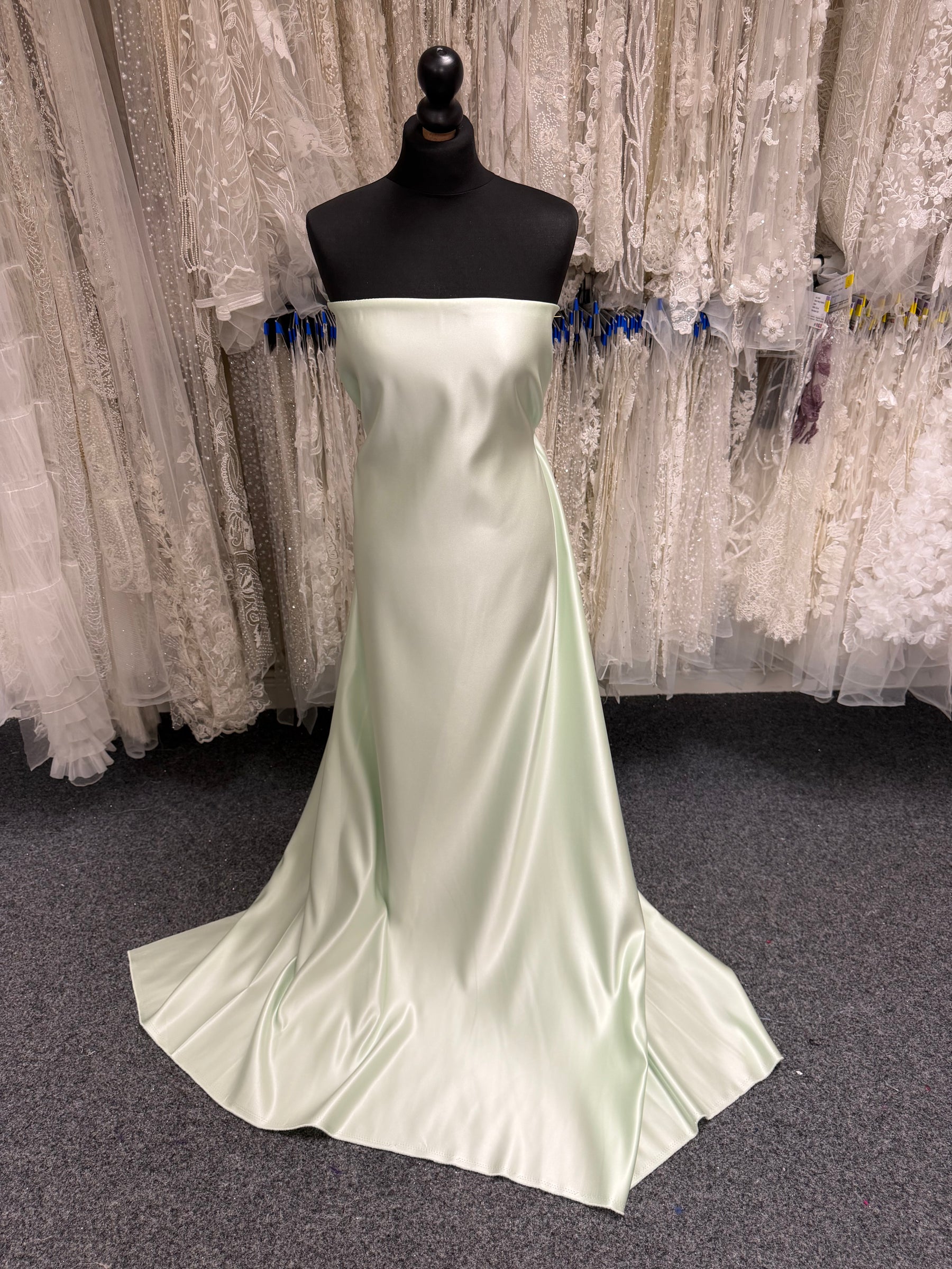 Satin Polyester Menthe Poivrée - Classique (CF)