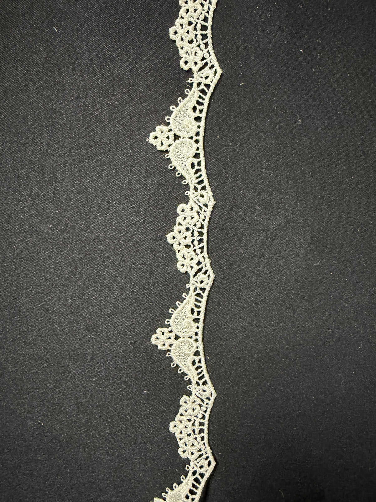 Bordure en guipure ivoire - T831