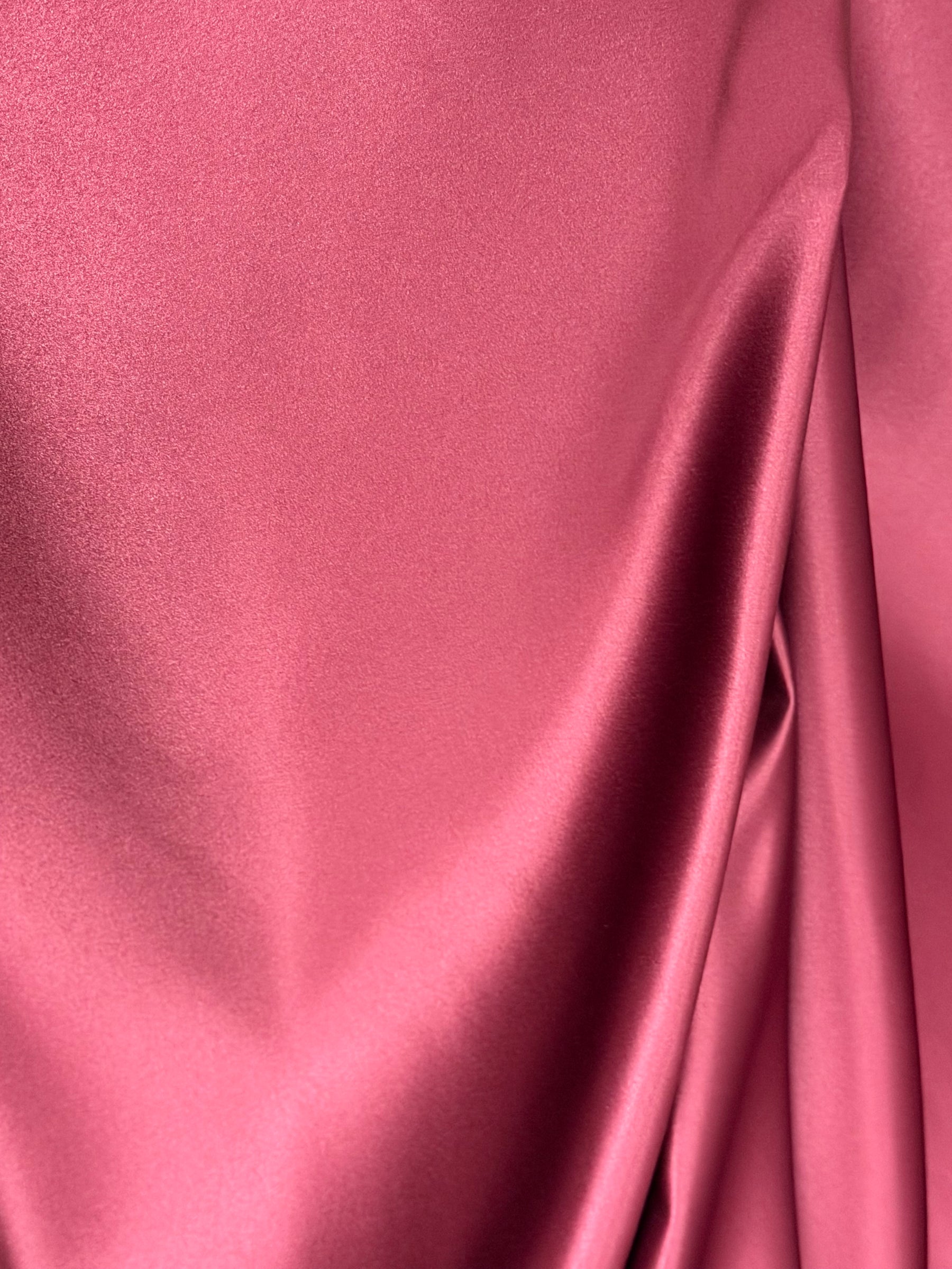 Satin de polyester bordeaux - Contessa