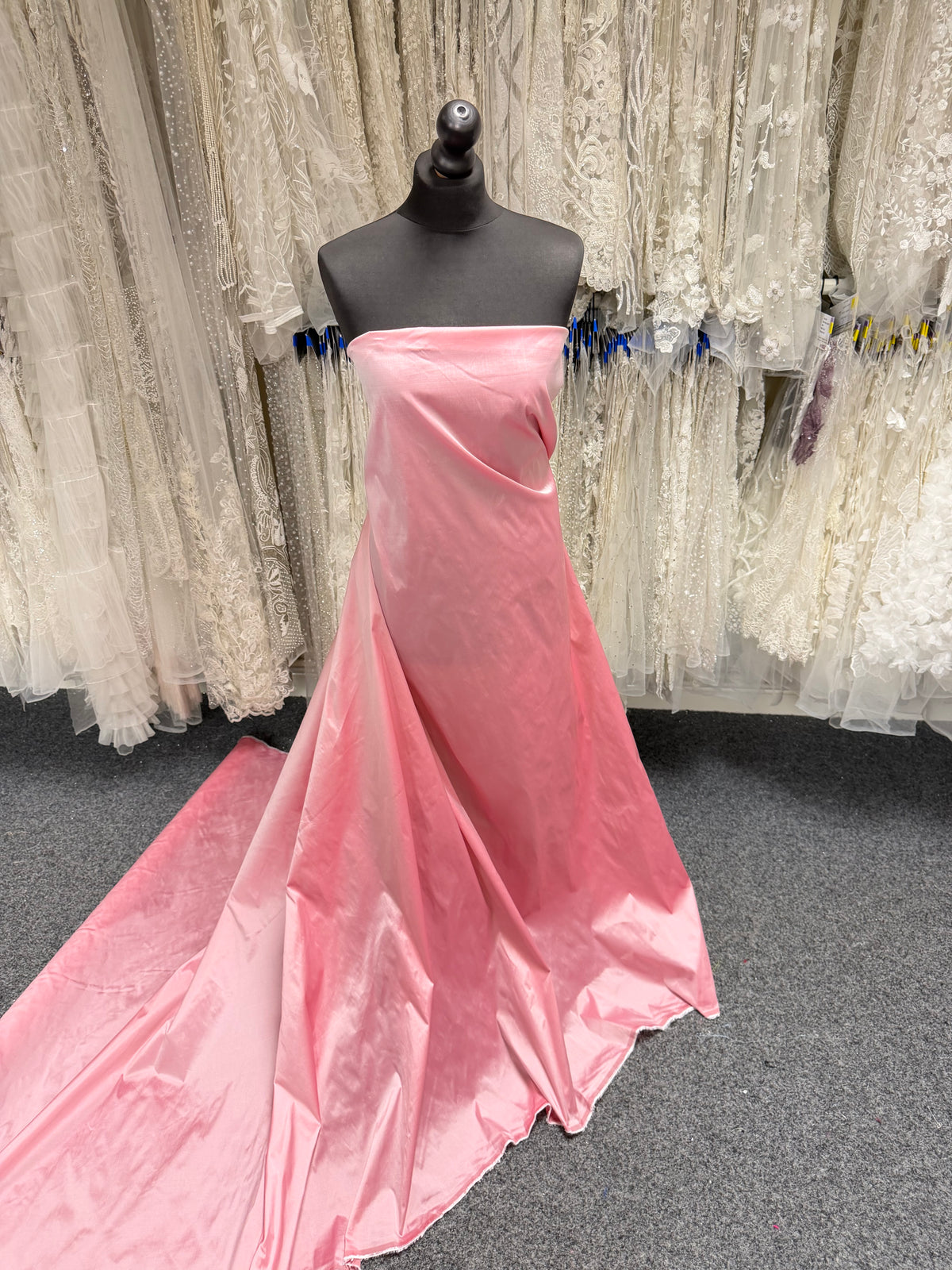 Taffetas de Polyester Rose Clair - P75