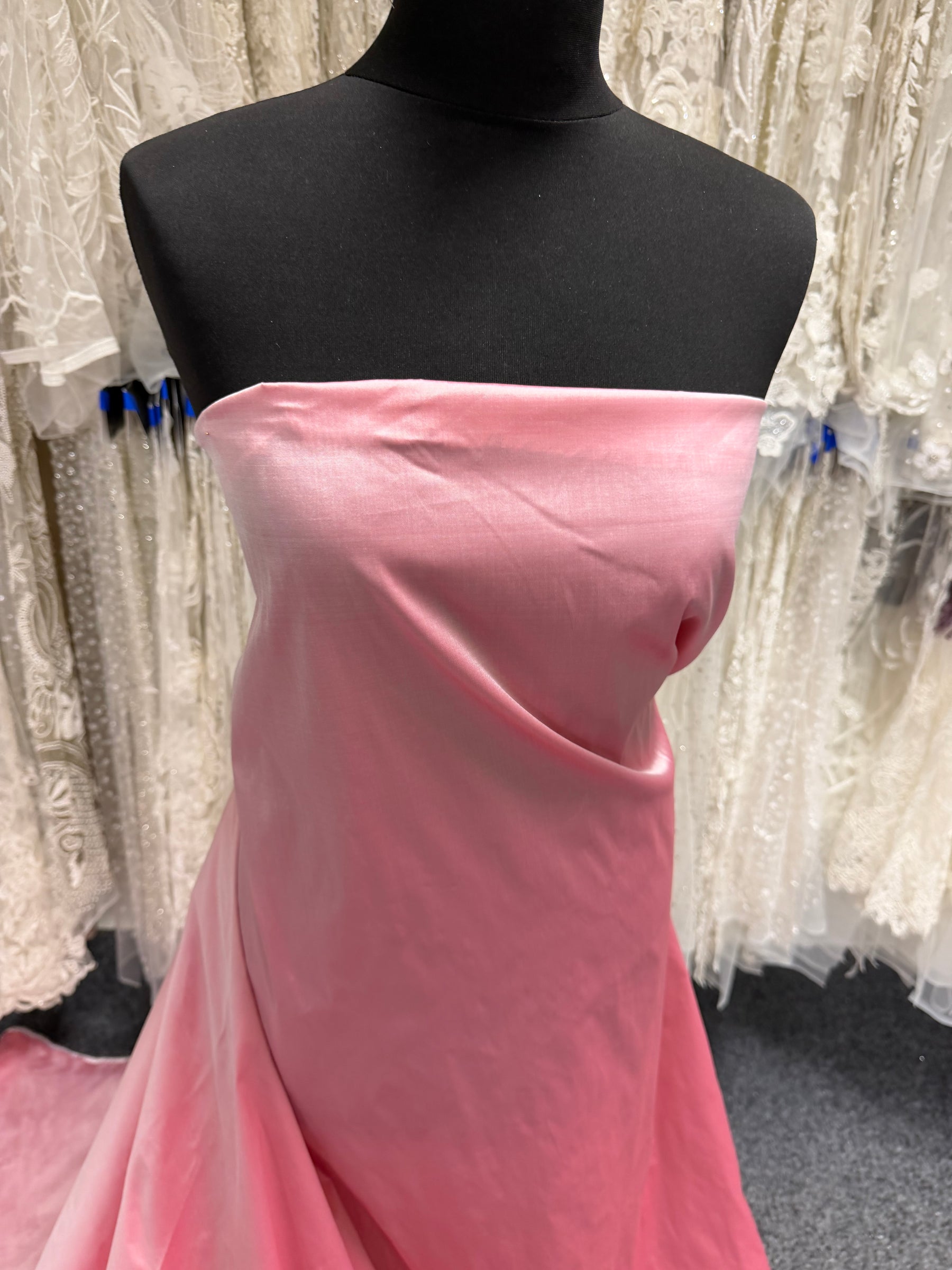 Taffetas de Polyester Rose Clair - P75