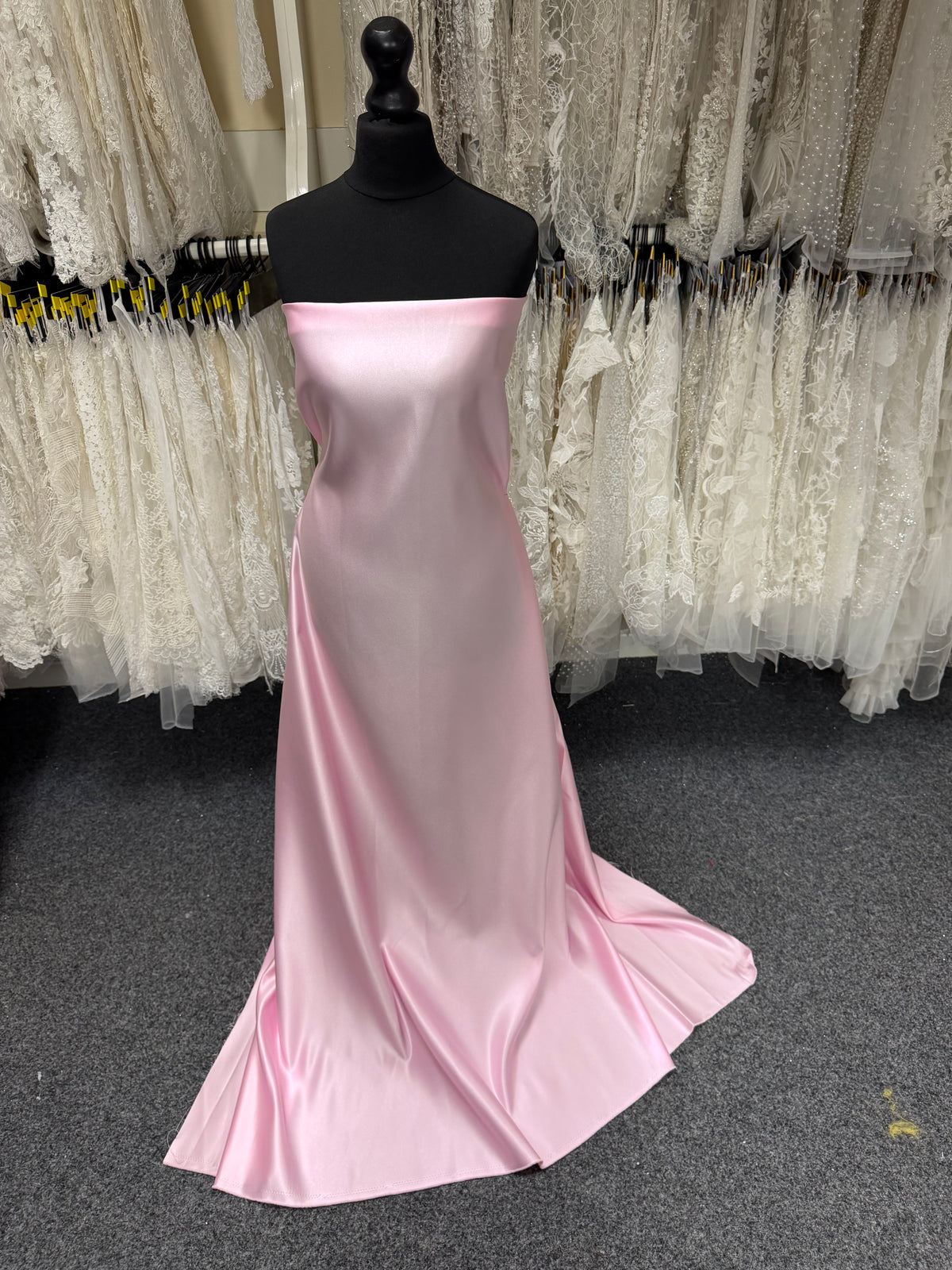 Satin Polyester Fleuri - Classique (CF)