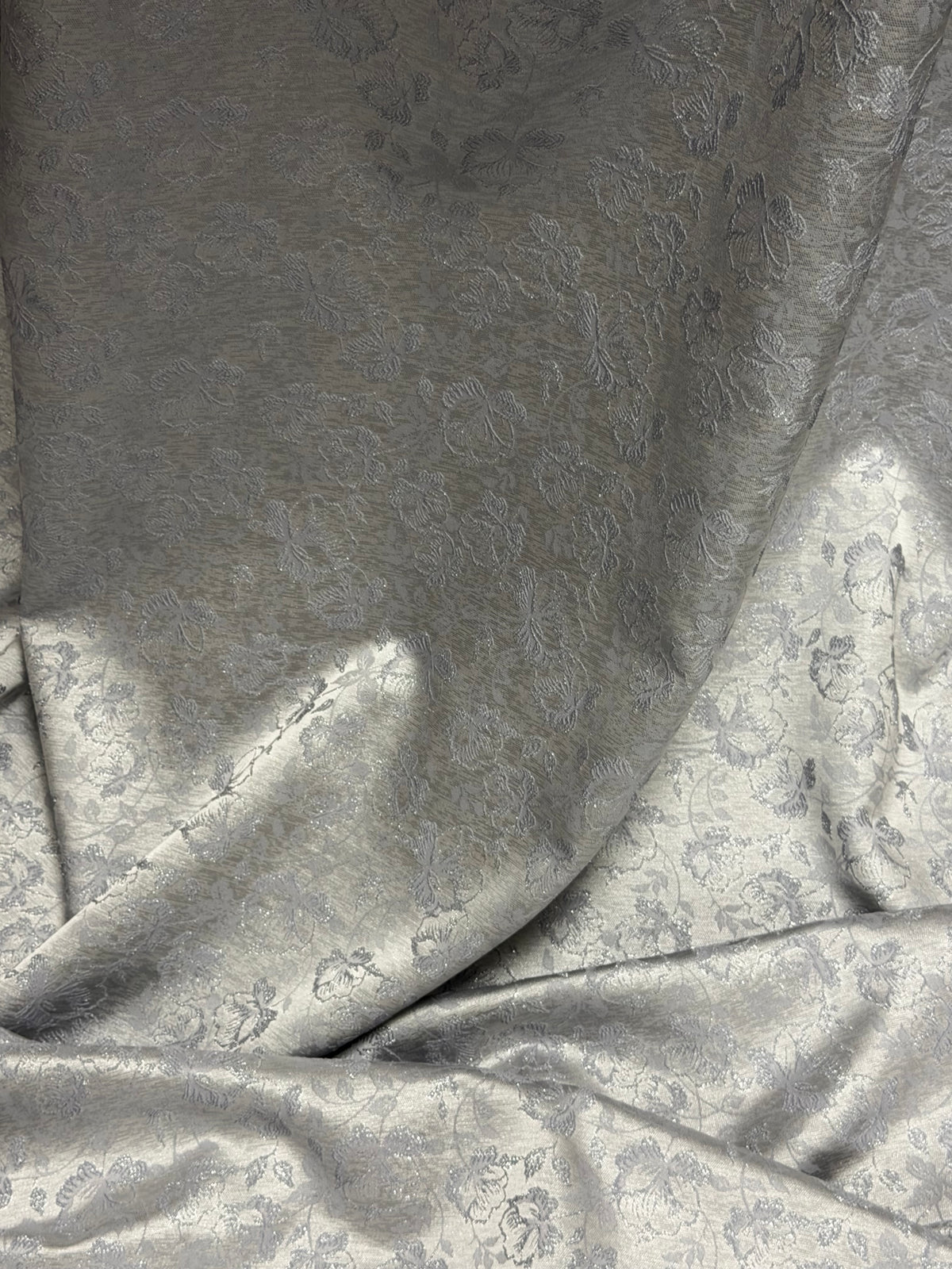 Brocade argenté - BR1002