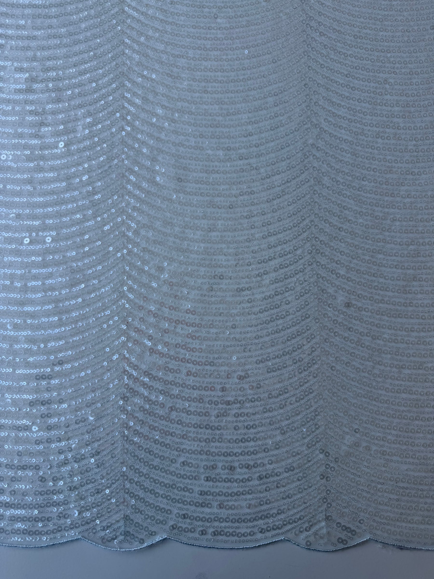 Tulle à sequins brodé bleu ciel – EB3020