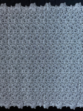 Dentelle de mariée à paillettes ivoire - EB3050