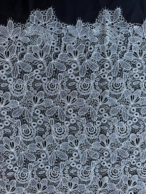 Dentelle de mariée à paillettes ivoire - EB3050