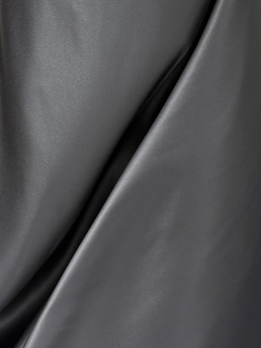Satin polyester gris métallisé - Classique (CF)