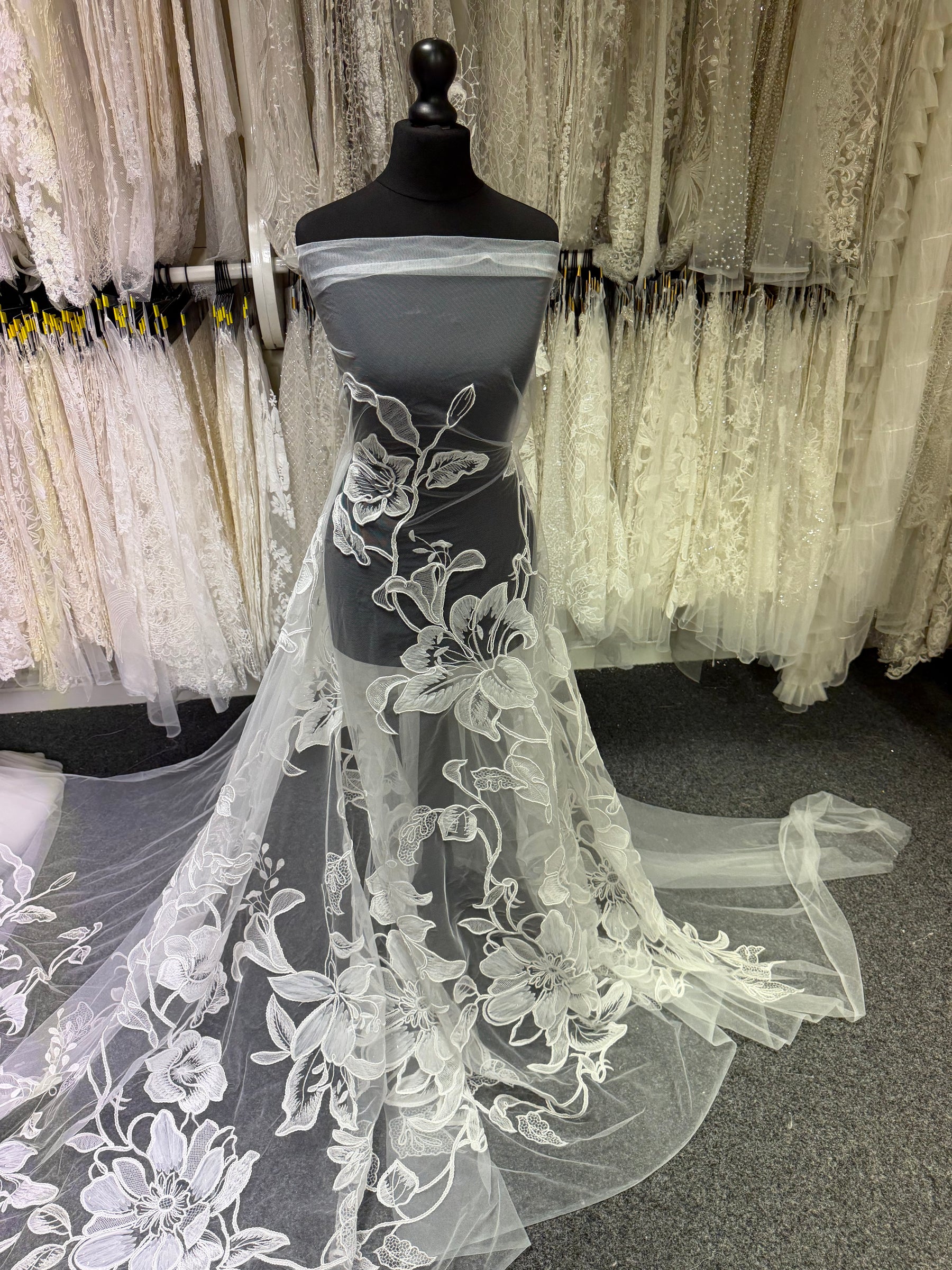 Ivory Corded Lace - Zargo