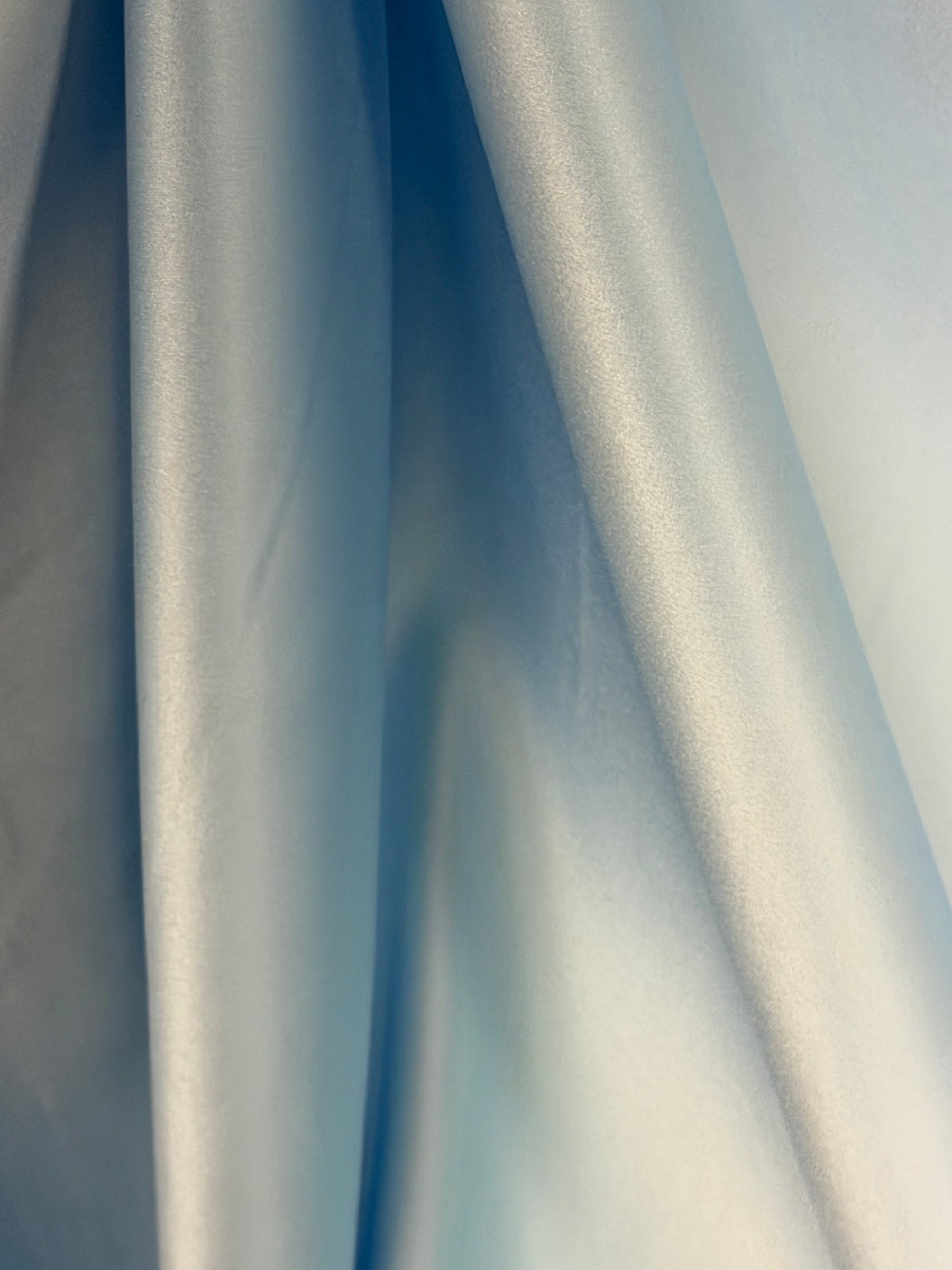 Satin duchesse de polyester bleu poudre - Contessa