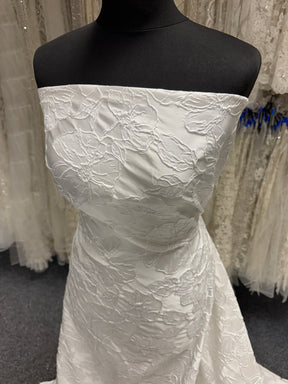 Ivory Cloqué Brocade - Sandown