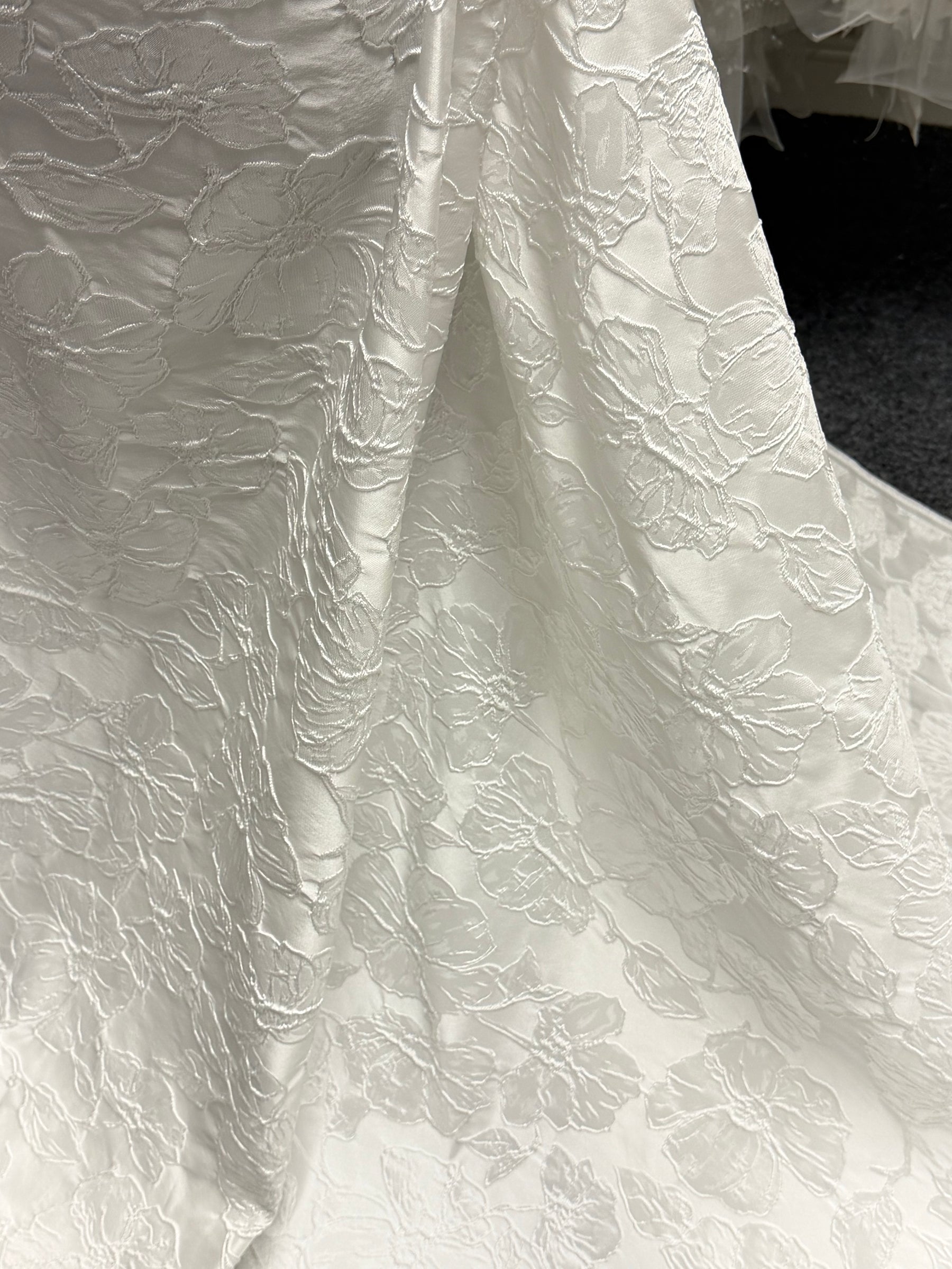 Ivory Cloqué Brocade - Sandown