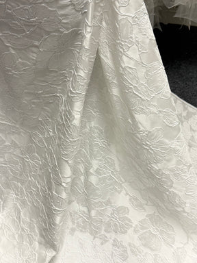 Ivory Cloqué Brocade - Sandown