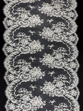 Bordure en dentelle écologique ivoire - EE4010