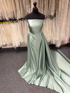 Satin Polyester Vert Sauge - Classique (CF)