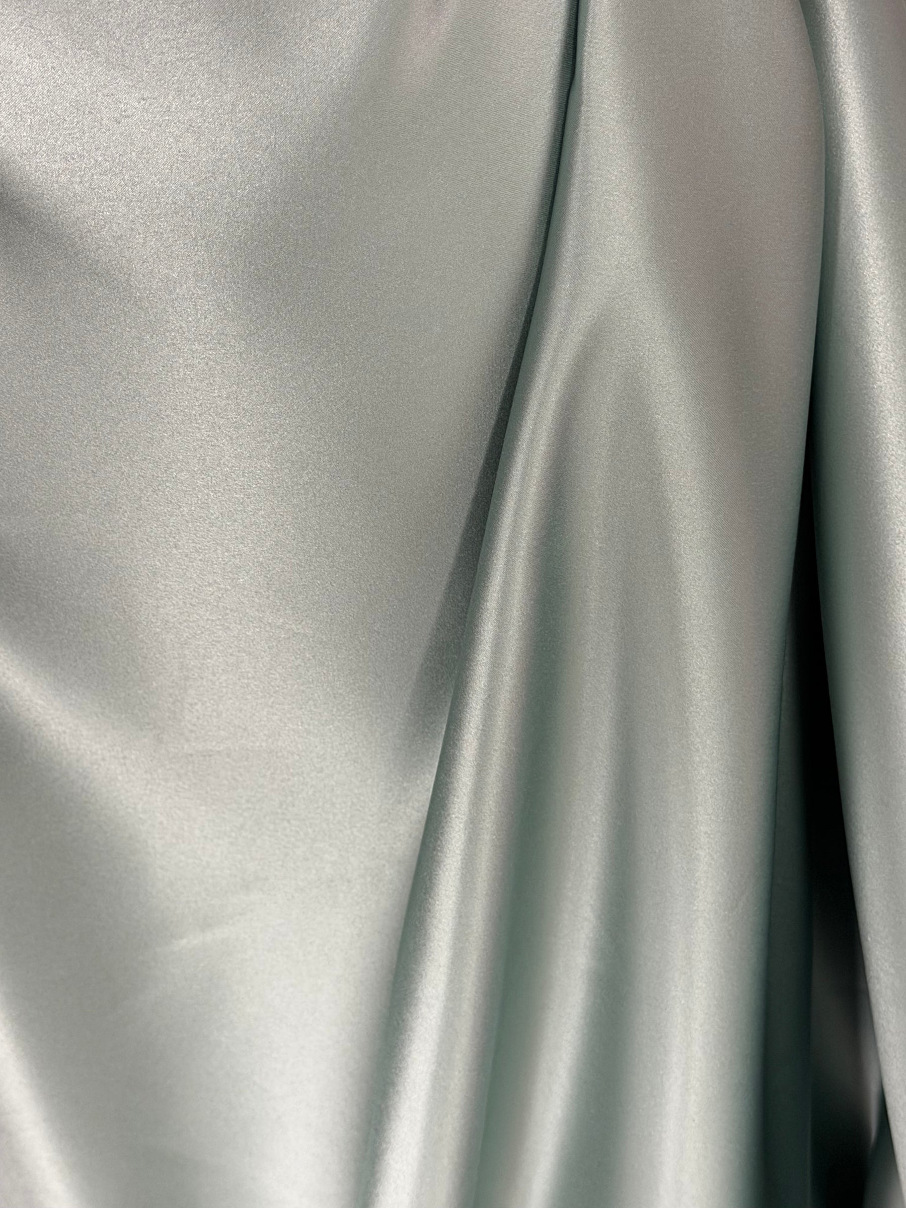 Satin Polyester Vert Sauge - Classique (CF)