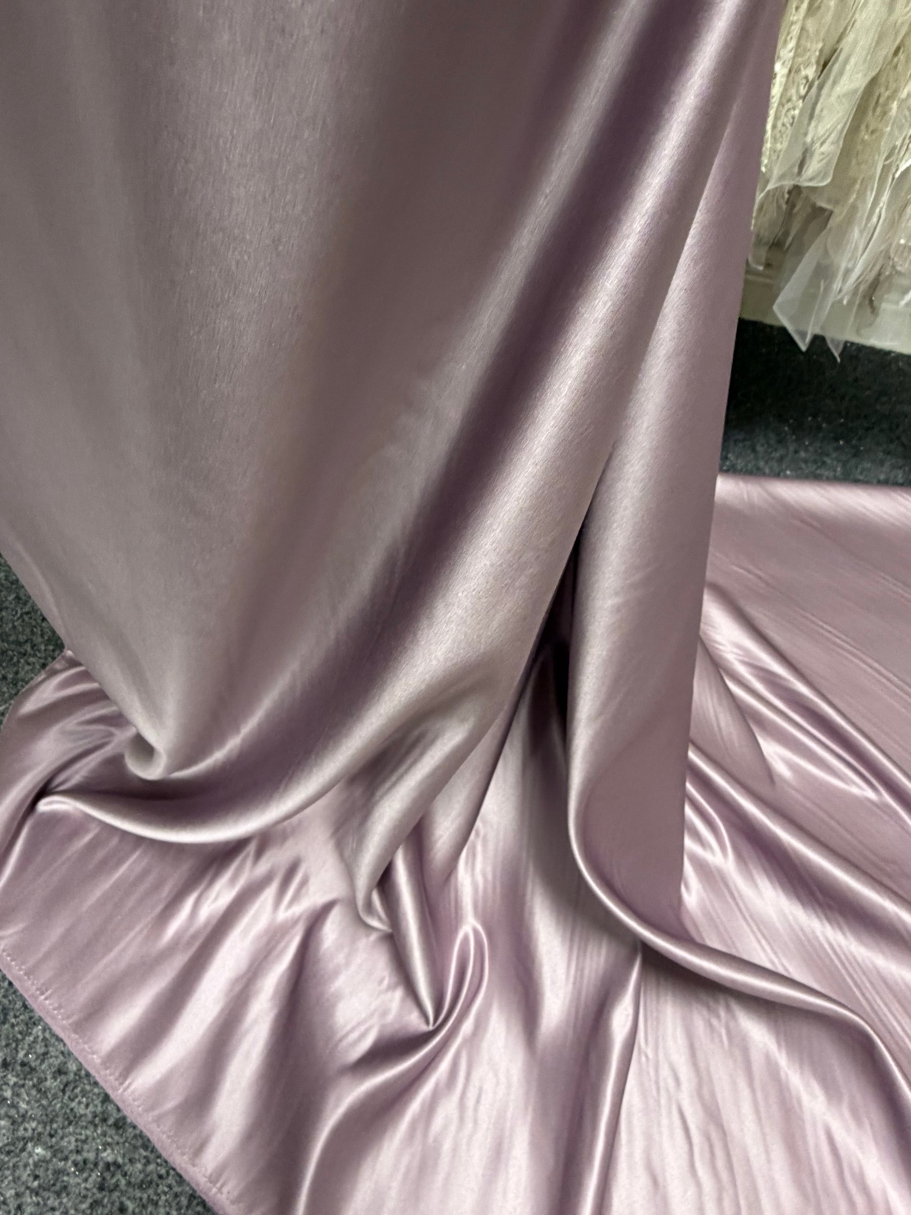 Satin Polyester Rose Lilas - Classique (CF)