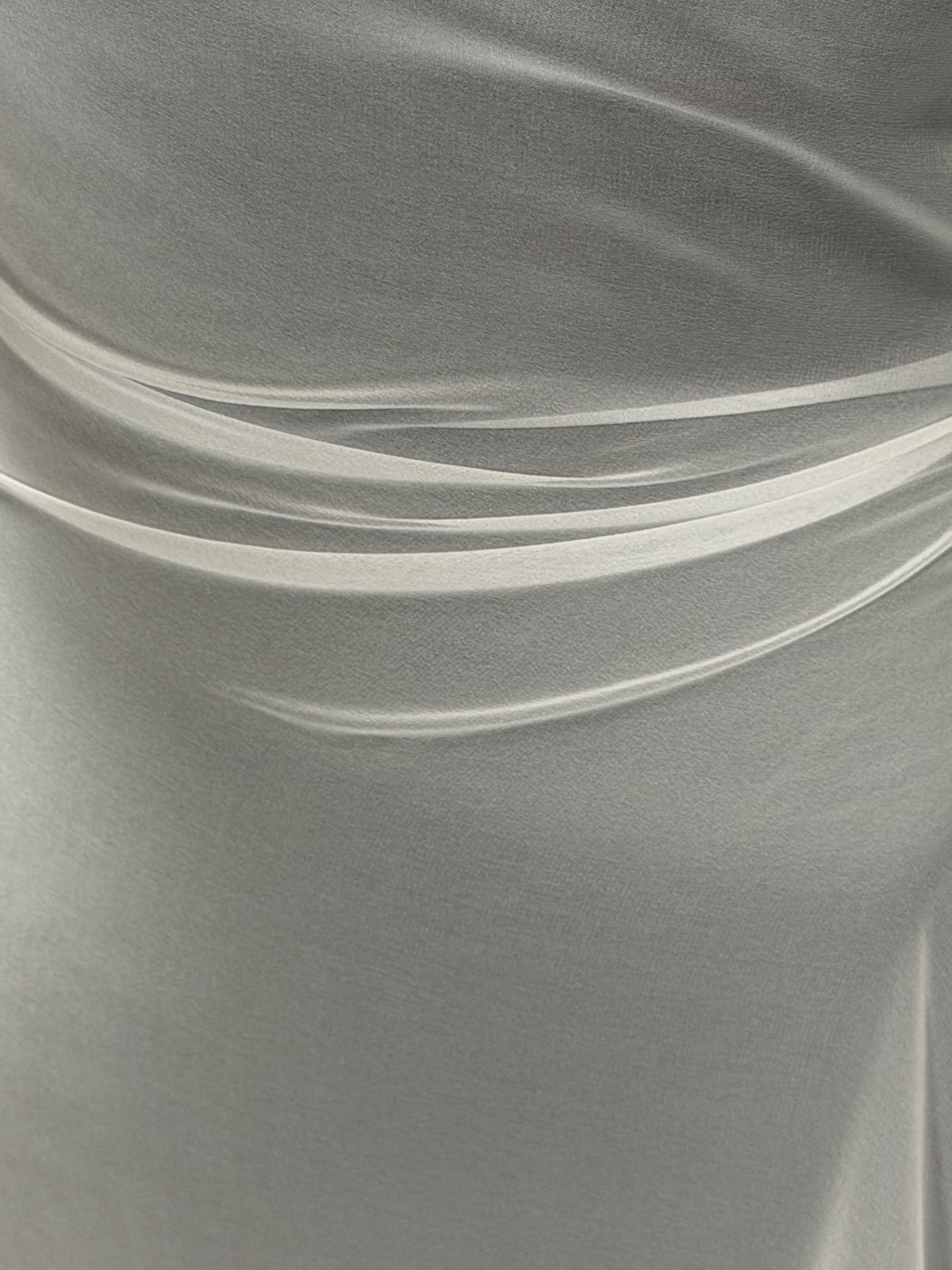 Mousseline de polyester ivoire - Danse