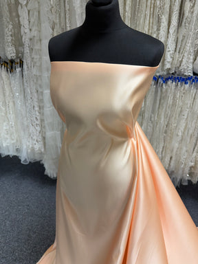 Satin Polyester Abricot - Classique (CF)