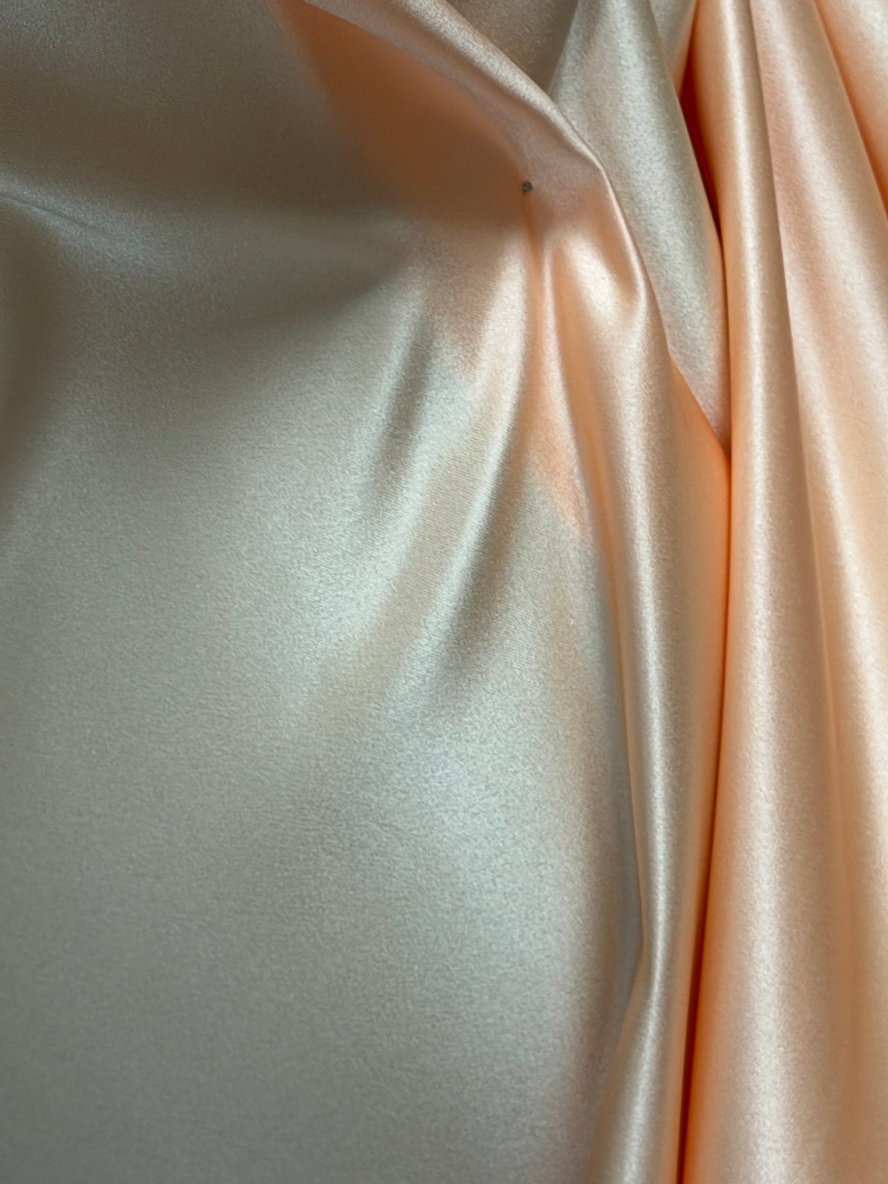 Satin Polyester Abricot - Classique (CF)