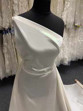 Ivory Silk Blend Organza Taffeta - P607