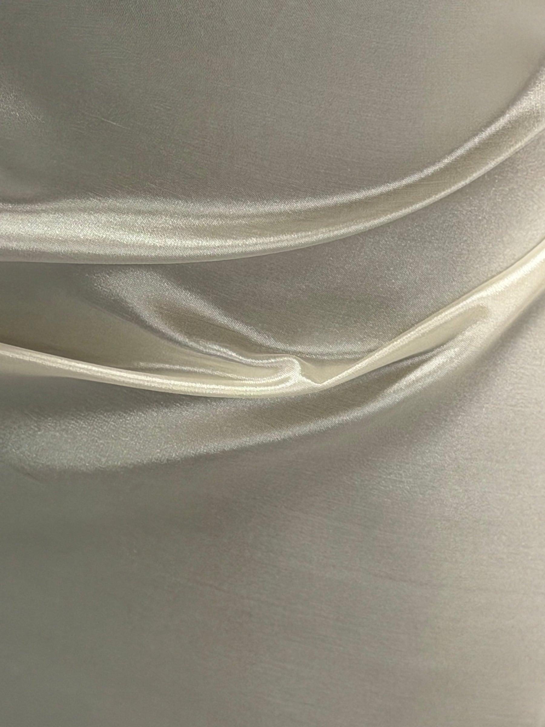 Ivory Silk Blend Organza Taffeta - P607