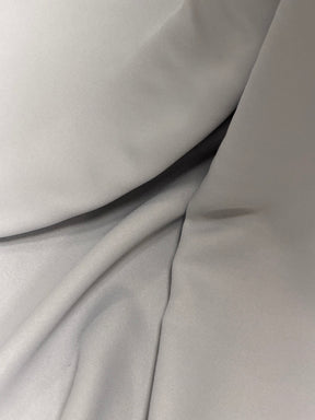 Crêpe de polyester moyen poids couleur canon de fusil - P59