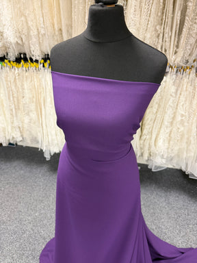 Crêpe polyester violet M/Wt - P59