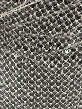 Dentelle à sequins ivoire - EB3032
