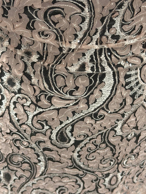 Tulle à sequins brodé rose poudré – EB3008