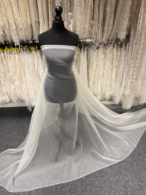 Organza polyester ivoire - P150