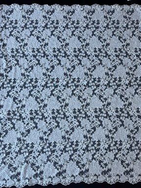 Dentelle à paillettes ivoire - EB3014