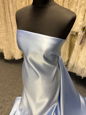 Satin Duchesse Polyester Bleu Ciel - Contessa