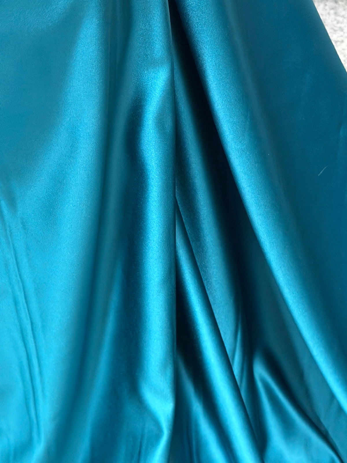 Satin Polyester Bleu Sarcelle - Contessa
