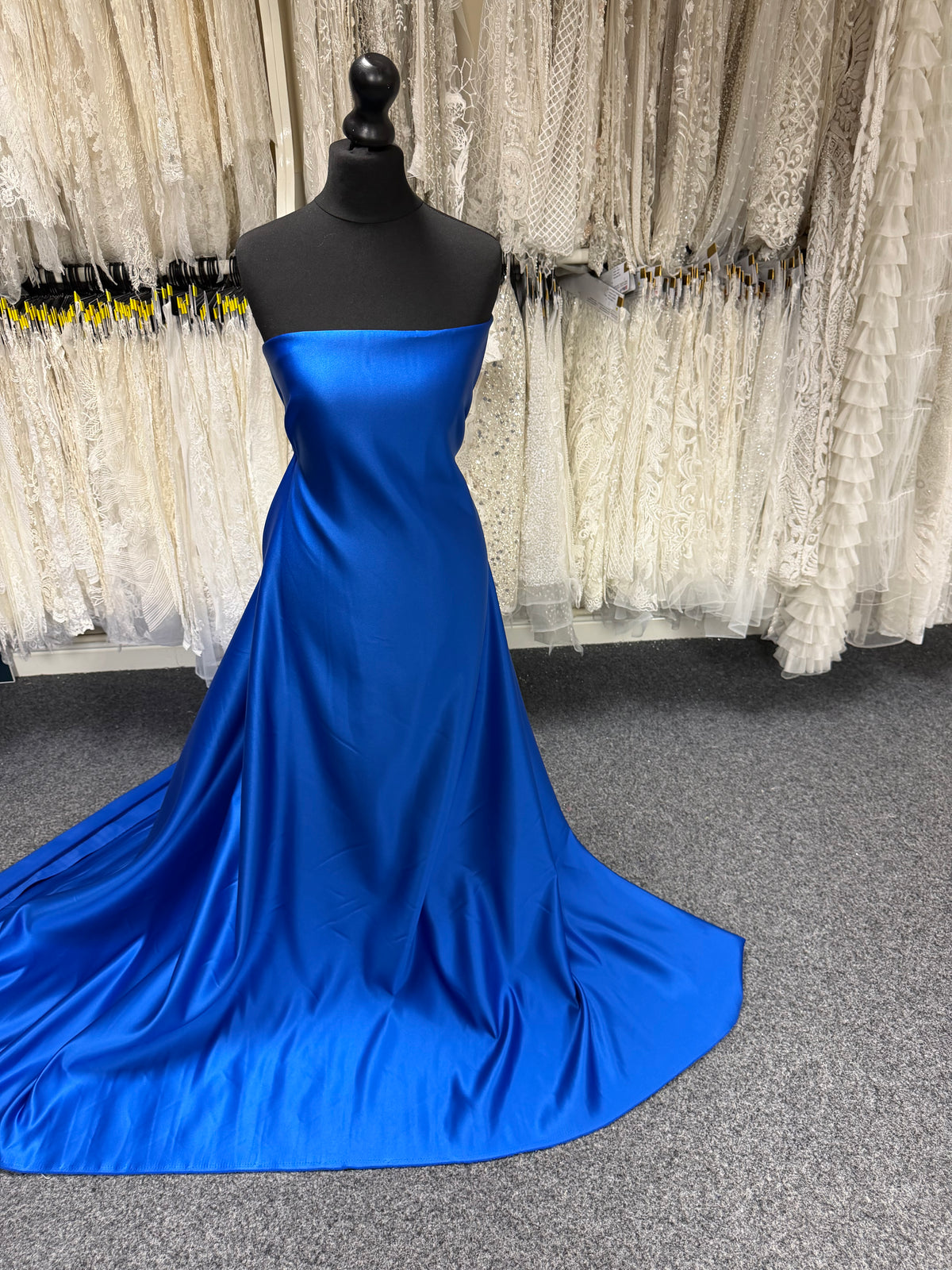 Satin Duchesse Polyester Cobalt - Contessa