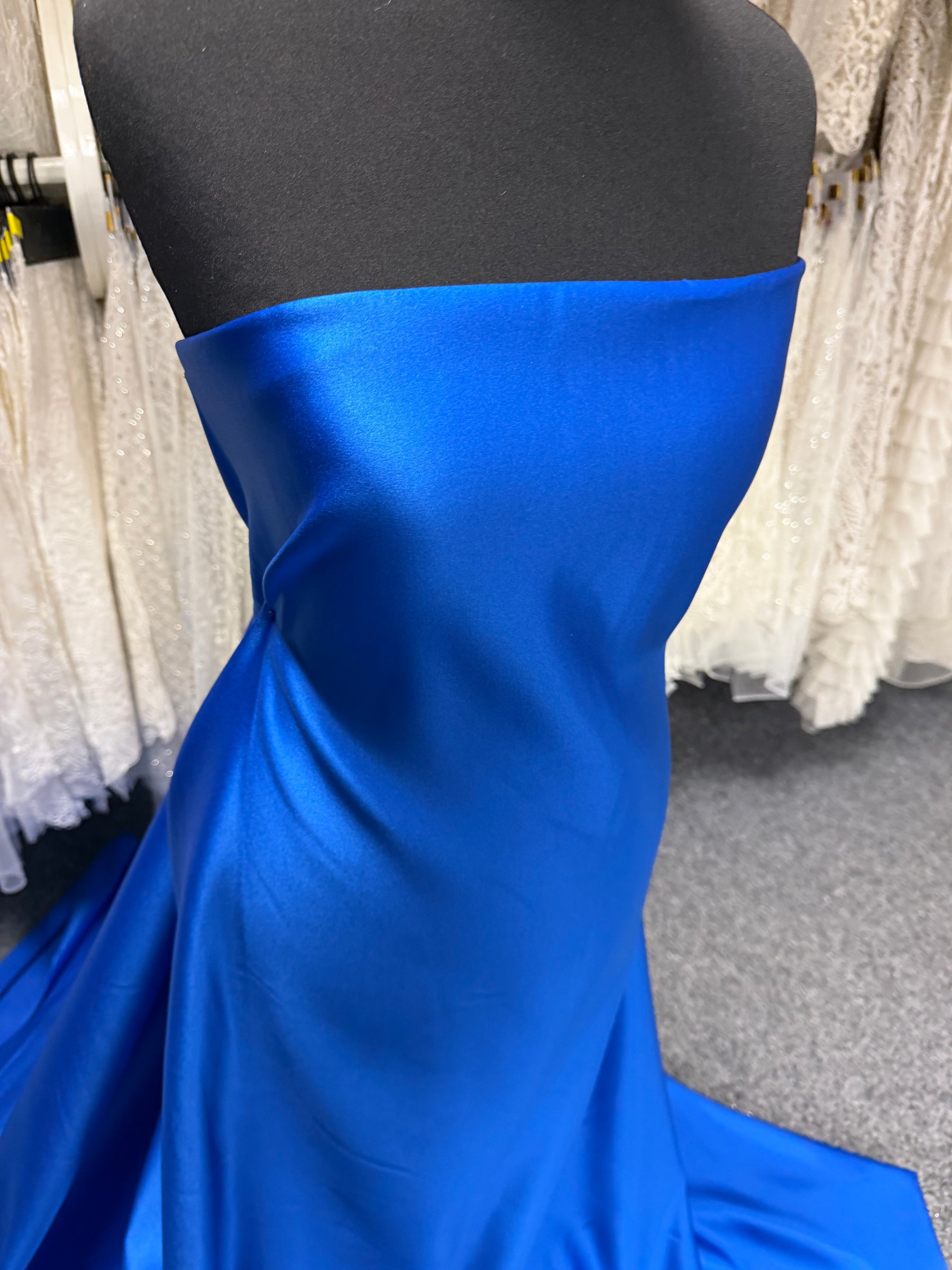 Satin Duchesse Polyester Cobalt - Contessa