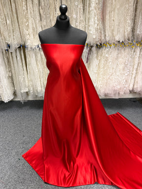 Satin Polyester Écarlate - Contessa